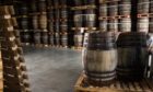 Whisky casks at Harris Distillery.