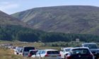 Traffic at the Cairngorms.