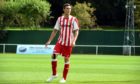 Michael Clark in action for Formartine United.