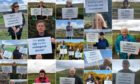 Strathy South wind farm supporters.