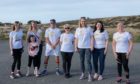 The Leanne Fund committee - Chrisetta Mitchell, Michelle Macleod with daughter Bethany, Willie Mitchell, Zena Stewart, Jayne Macdonald, Katie Craigie and Nicola Libby. Supplied by The Leanne Fund.
