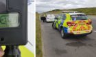 Police stopped a driver on a section of the A90 as they reached speeds of 107mph.
