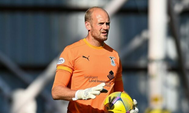 Caley Thistle goalkeeper Mark Ridgers.