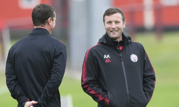 Brechin City manager Andy Kirk, right, is looking to make a positive start in the Highland League
