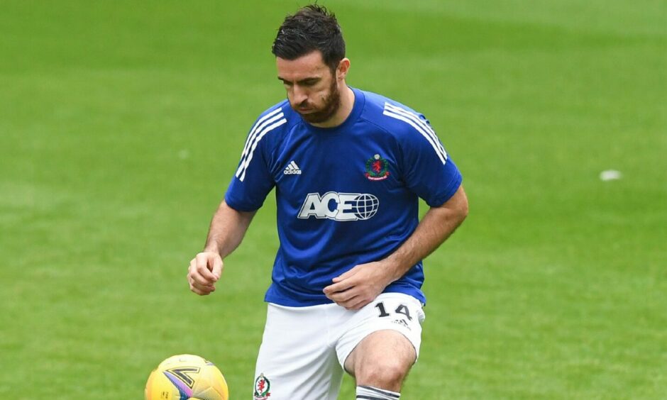 Cove Rangers midfielder Ross Draper.