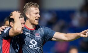 Jordan White says Rangers-supporting family will be among first to celebrate if he delivers Ross County win at Ibrox
