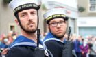 Royal Navy personnel lined the streets of Kirkwall, Orkney after being awarded the freedom or Orkney.