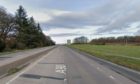 One lane on the A90 northbound of Brechin was closed following a two-vehicle crash.