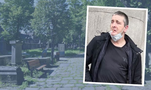 Ruaraidh Hutchison pleaded guilty to an assault in St Nicholas graveyard