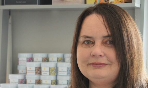 Marie Gillies, started up her business ScentiNess after receiving £4,500 from Business Gateway