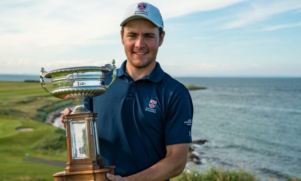 Crail's George Burns is hoping to defend his title.