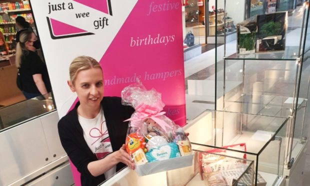 Laura Henderson owner of Just a Wee Gift has seen her business income badly affected by Royal Mail strikes. Image: Trinity Centre