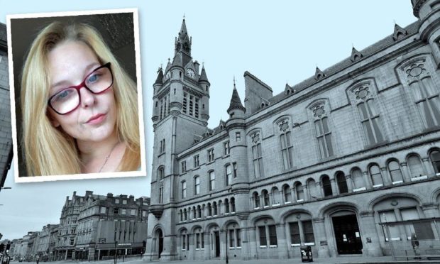 Lauren Tough's case called at Aberdeen Sheriff Court.