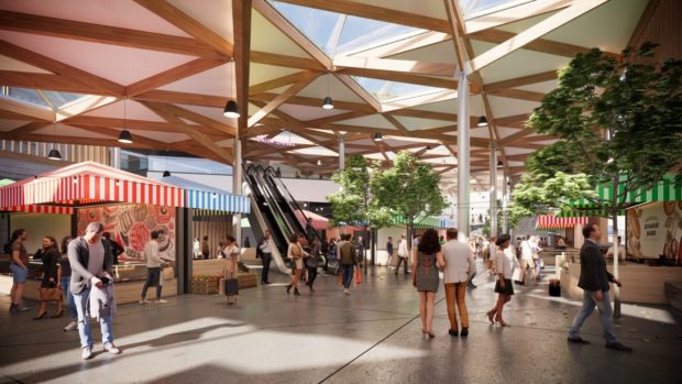 Concept image of a redeveloped Aberdeen Market in Union Street, being proposed by Aberdeen City Council (Photo: Aberdeen City Council)