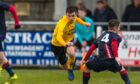 Dylan Mackenzie, left, is back playing for Nairn County