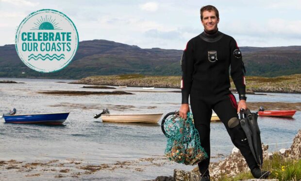Guy Grieve, scallop diver and owner of The Ethical Shellfish Company.