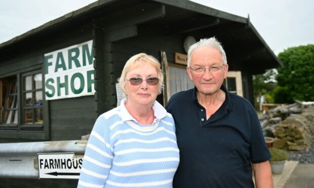 Heather and Charles Black of North Mains Farm Shop.