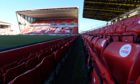 Pittodrie held a successful test event with 300 fans last year.