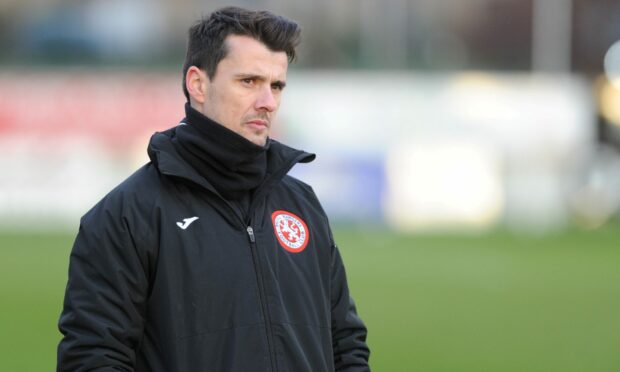 Brora Rangers manager Steven Mackay.