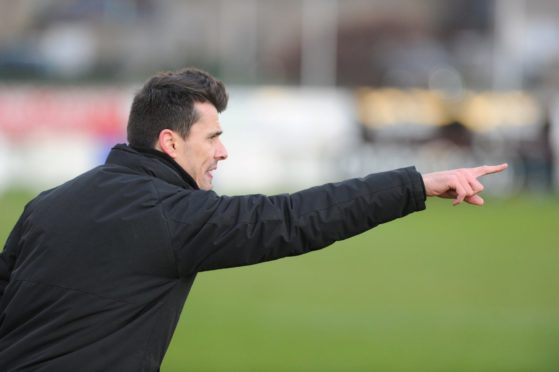 Elgin City assistant manager Steven Mackay.