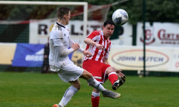 Formartine's Stuart Smith, right, is hoping to reach the Evening Express Aberdeenshire Cup final