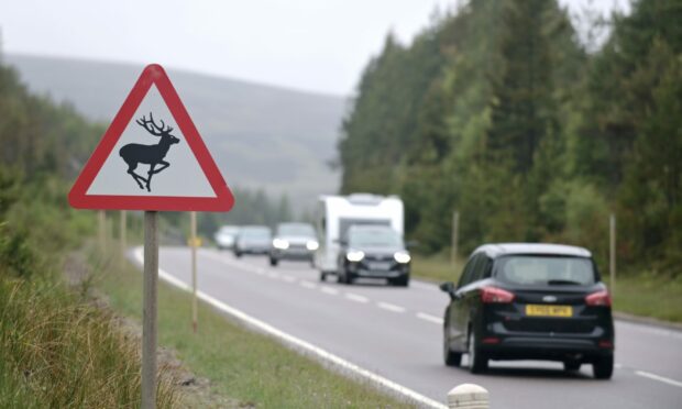 The A9: a popular tourist route for summer drivers.
