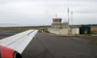 Stornoway airport control tower.