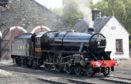 The restored LMS 5025 the oldest Black 5 Steam Locomotive.