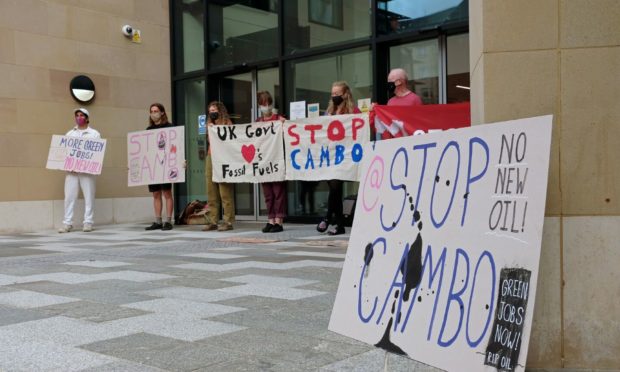 Stop Cambo campaigners