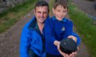 Jack Irvine, from New Aberdour will receive an award for his bravery after his dad, Callum, fell from a ladder - by using Alexa.