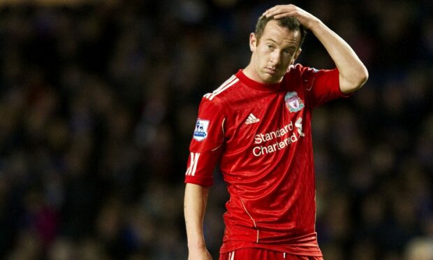 Charlie Adam in action for Liverpool