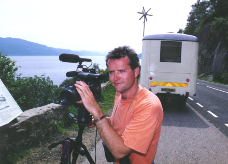 Steve Feltham at Loch Ness in 1991