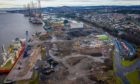 Work ongoing at the Port of Dundee