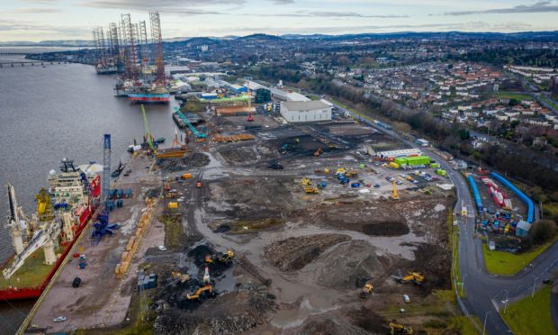 Port of Dundee is undergoing a £40m transformation.