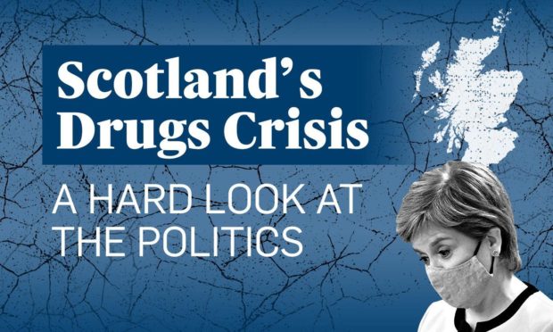 Scotland's drugs death rate increased again in 2020