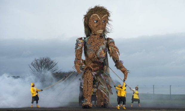 Scotland's biggest puppet, STORM, will be stalking the Moray Firth coast as part of the Source To Sea summer arts programme.