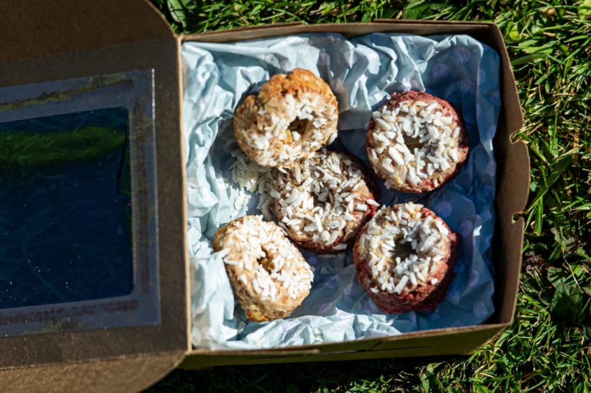 Mother Pupper's Dunkin' Doughnuts dog treats