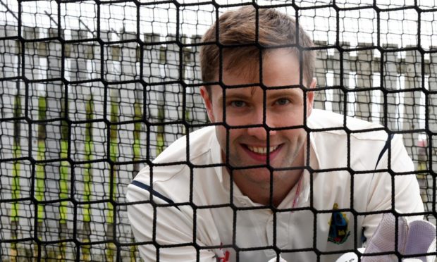 Stoneywood Dyce wicket-keeper Andrew Maclaren.