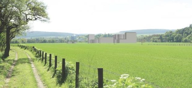 An impression of the proposed plant in Rothes.