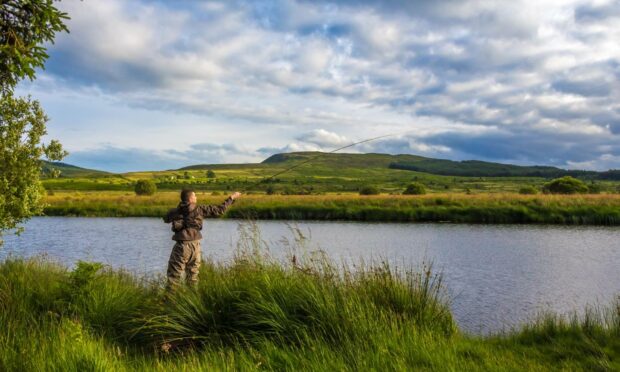 Ken enjoyed some fishing this week, much to the disdain of the local wildlife.