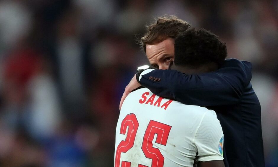 A heart-breaking moment for the young Bukayo Saka at the Euros.