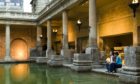 The Roman Baths in the city of Bath.