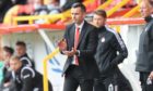Aberdeen manager Stephen Glass during the Scottish Premiership match between Aberdeen and Dundee United at Pittodrie Stadium.