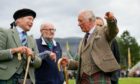 Prince Charles at the Grampian Highland Games.