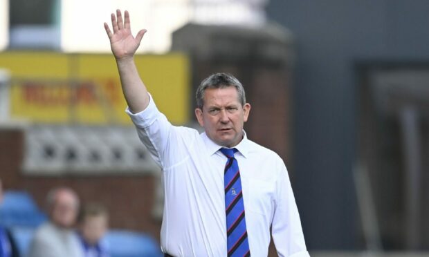 Caley Thistle head coach Billy Dodds.