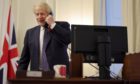 Boris Johnson speaks on the phone with Joe Biden.