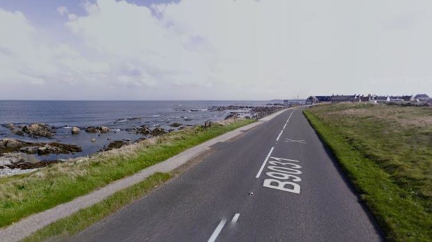 To go with story by Craig Munro. A witness appeal has been issued after a crash on the B9031 outside Pitullie. Picture shows; B9031 outside Pitullie. Google Maps. Supplied by Google Maps Date; 07/08/2021