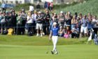 Louise Duncan was the centre of attention at Carnoustie on Sunday.