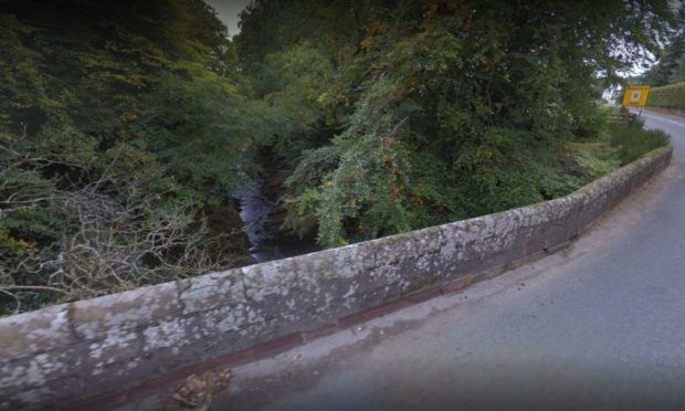 The scene of the rescue at Gannochy Bridge. Pic: Google Street View