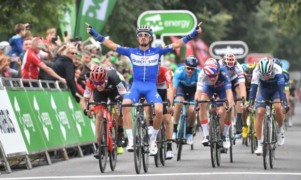 UCI road world champion Julian Alaphilippe will return to the Tour of Britain next month. Picture courtesy of SWPix.